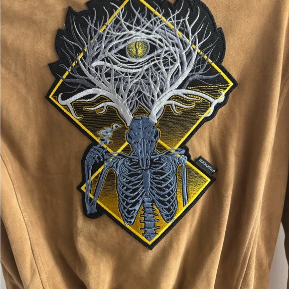 Diesel Tan Leather Jacket - Picture 7 of 8